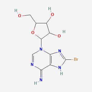 8-Bromo-3-pentofuranosyl-3h-purin-6-amine