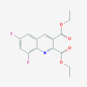 Diethyl 6,8-difluoroquinoline-2,3-dicarboxylate