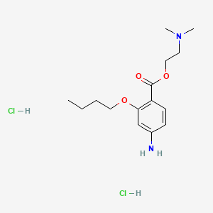 2-(4-Azaniumyl-2-butoxybenzoyl)oxyethyl-dimethylazanium dichloride