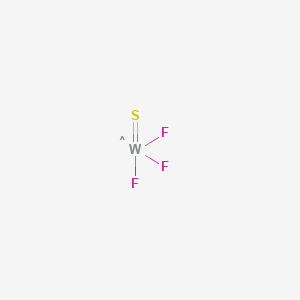 molecular formula F3SW B13741654 Tungsten trifluoride monosulfide CAS No. 41831-79-2