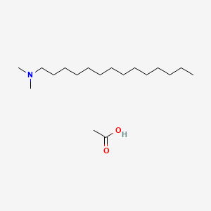 1-Tetradecanamine, N,N-dimethyl-, acetate