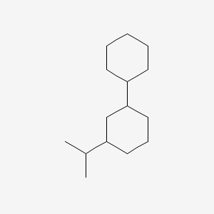 molecular formula C15H28 B13741739 Isopropylbicyclohexyl CAS No. 31624-59-6