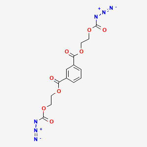 Bis(2-(azidoformyloxy)ethyl) isophthalate