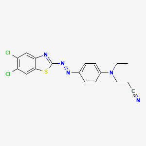 3-[[4-[(5,6-Dichlorobenzothiazol-2-YL)azo]phenyl]ethylamino]propiononitrile