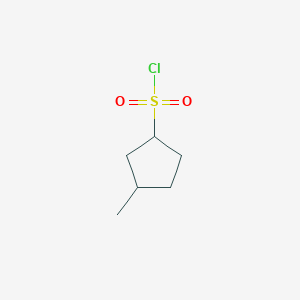 molecular formula C6H11ClO2S B1374184 3-Methylcyclopentane-1-sulfonyl chloride CAS No. 1342745-21-4