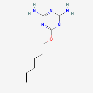 s-Triazine, 4,6-diamino-2-hexoxy-