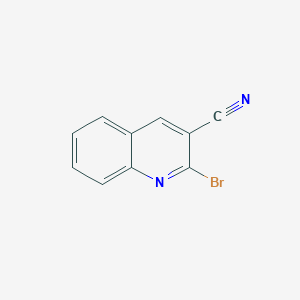 molecular formula C10H5BrN2 B1374188 2-Bromoquinoline-3-carbonitrile CAS No. 1000007-09-9