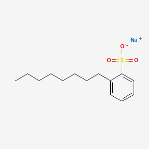 molecular formula C14H21NaO3S B13741932 Sodium octylbenzenesulfonate CAS No. 28675-11-8