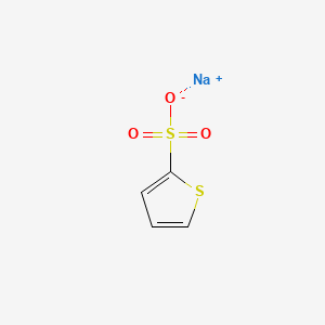 molecular formula C4H3NaO3S2 B13741941 2-Thiophenesulfonic acid, sodium salt CAS No. 3969-53-7