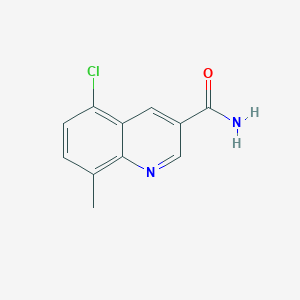 5-Chloro-8-methylquinoline-3-carboxamide