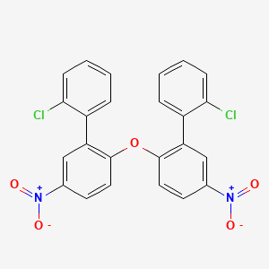 2-(2-Chlorophenyl)-1-[2-(2-chlorophenyl)-4-nitrophenoxy]-4-nitrobenzene