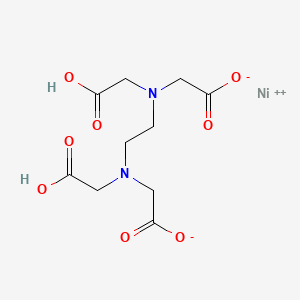 molecular formula C10H14N2NiO8 B13741967 Nickel ethylenediaminetetraacetic acid CAS No. 25481-21-4