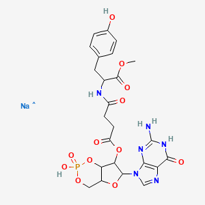 molecular formula C24H27N6NaO12P B13741998 CID 137248951 