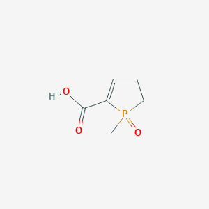 1-Methyl-1-oxo-4,5-dihydro-1H-1lambda~5~-phosphole-2-carboxylic acid