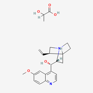 (9S)-6'-methoxycinchonan-9-ol 2-hydroxypropanoate (salt)