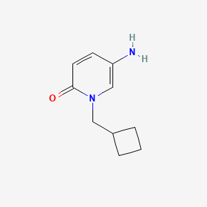molecular formula C10H14N2O B1374201 5-Amino-1-(cyclobutylmethyl)-1,2-dihydropyridin-2-one CAS No. 1478644-17-5
