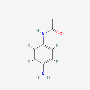 molecular formula C8H10N2O B13742020 4'-Aminoacetanilide-2',3',5',6'-d4 