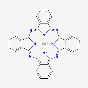 molecular formula C32H16CaN8 B13742033 Calcium phthalocyanine 