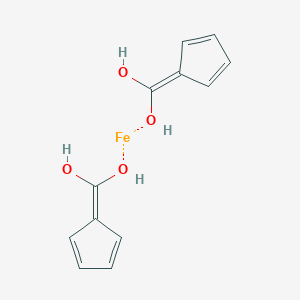 molecular formula C12H12FeO4 B13742069 Ferrocene-1,1'-dicarboxylic acid 