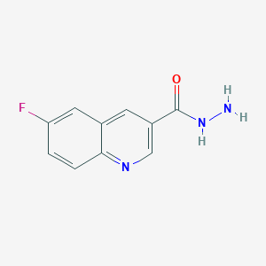 6-Fluoroquinoline-3-carbohydrazide