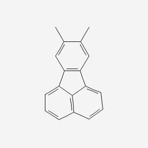 molecular formula C18H14 B13742093 Fluoranthene, 8,9-dimethyl- CAS No. 25889-63-8