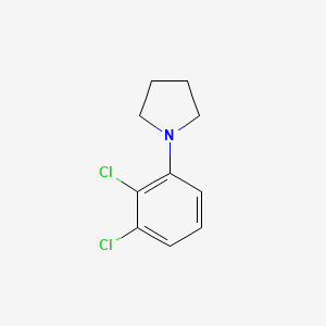 molecular formula C10H11Cl2N B13742142 1-(2,3-Dichlorophenyl)pyrrolidine 