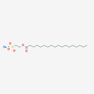 molecular formula C20H39NaO5S B13742144 Octadecanoic acid, 2-sulfoethyl ester, sodium salt CAS No. 29703-73-9