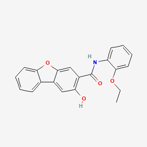 3-Dibenzofurancarboxamide, N-(2-ethoxyphenyl)-2-hydroxy-