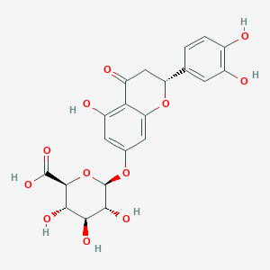 molecular formula C21H20O12 B137422 柚皮苷 7-葡萄糖醛酸苷 CAS No. 133360-47-1