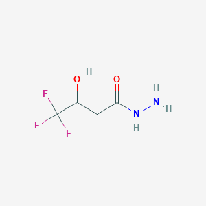 4,4,4-Trifluoro-3-hydroxybutanehydrazide