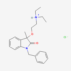 1-Benzyl-3-(2-(diethylamino)ethoxy)-3-methyl-2-indolinone hydrochloride