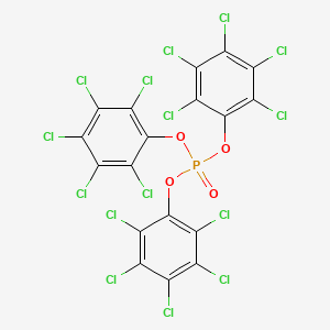 molecular formula C18Cl15O4P B13742253 Pentachlorophenyl phosphate CAS No. 4062-20-8