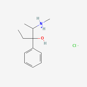 (3-hydroxy-3-phenylpentan-2-yl)-methylazanium;chloride