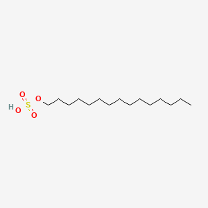 molecular formula C15H32O4S B13742352 Pentadecyl sulfuric acid CAS No. 45247-34-5