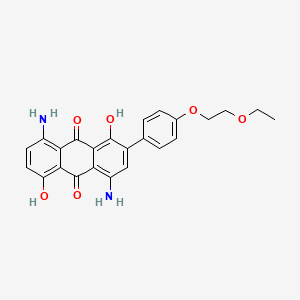 9,10-Anthracenedione, 4,8-diamino-2-[4-(2-ethoxyethoxy)phenyl]-1,5-dihydroxy-