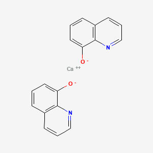 molecular formula C18H12CaN2O2 B13742520 Calcium di(quinolin-8-olate) CAS No. 7069-05-8