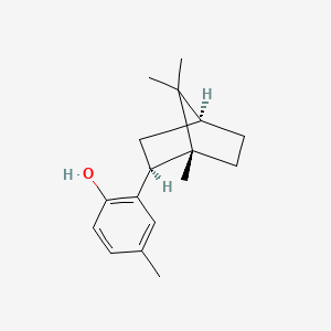 molecular formula C17H24O B13742580 exo-2-(1,7,7-Trimethylbicyclo(2.2.1)hept-2-yl)-p-cresol CAS No. 23559-40-2