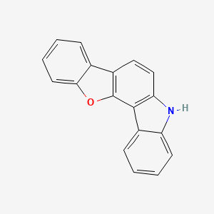 molecular formula C18H11NO B1374261 5H-benzofuro[3,2-c]carbazole CAS No. 1199616-66-4