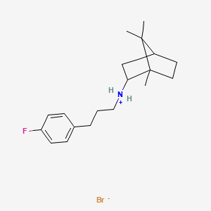 (+-)-endo-N-(3-(p-Fluorophenyl)propyl)-2-bornanamine hydrobromide