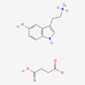 molecular formula C14H18N2O5 B13742626 Serotonin succinate CAS No. 21716-89-2