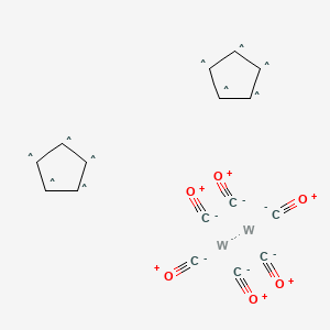 molecular formula C16H10O6W2 B13742632 CID 45051817 