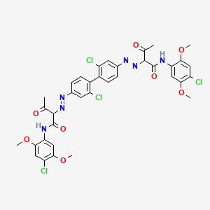 Butanamide, 2,2'-[(2,2'-dichloro[1,1'-biphenyl]-4,4'-diyl)bis(azo)]bis[N-(4-chloro-2,5-dimethoxyphenyl)-3-oxo-