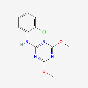 N-(2-chlorophenyl)-4,6-dimethoxy-1,3,5-triazin-2-amine