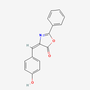 (4E)-4-[(4-hydroxyphenyl)methylidene]-2-phenyl-1,3-oxazol-5-one