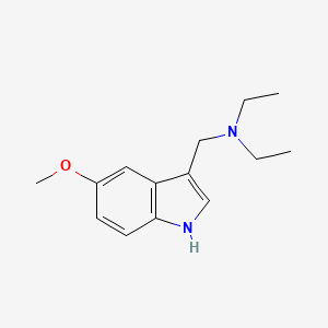 N-ethyl-N-[(5-methoxy-1H-indol-3-yl)methyl]ethanamine