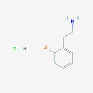 molecular formula C8H11BrClN B1374271 2-(2-Bromophenyl)ethanamine hydrochloride CAS No. 1247089-11-7