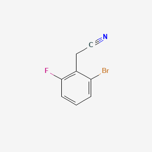 molecular formula C8H5BrFN B1374272 2-(2-Bromo-6-fluorophenyl)acetonitrile CAS No. 936693-22-0
