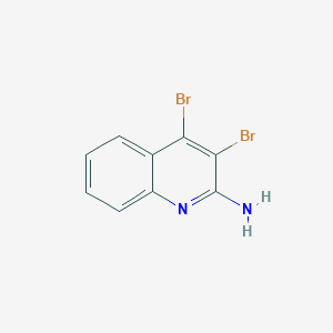 3,4-Dibromoquinolin-2-amine