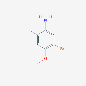 molecular formula C8H10BrNO B1374283 5-Bromo-4-metoxi-2-metil-anilina CAS No. 861084-04-0