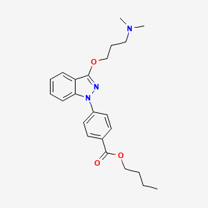 butyl 4-[3-[3-(dimethylamino)propoxy]indazol-1-yl]benzoate